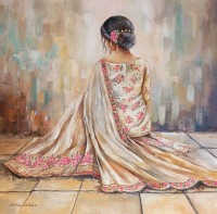 Sabeen Rashid, 24 x 24 Inches, Acrylic on Canvas, Figurative Painting, AC-SBRS-029